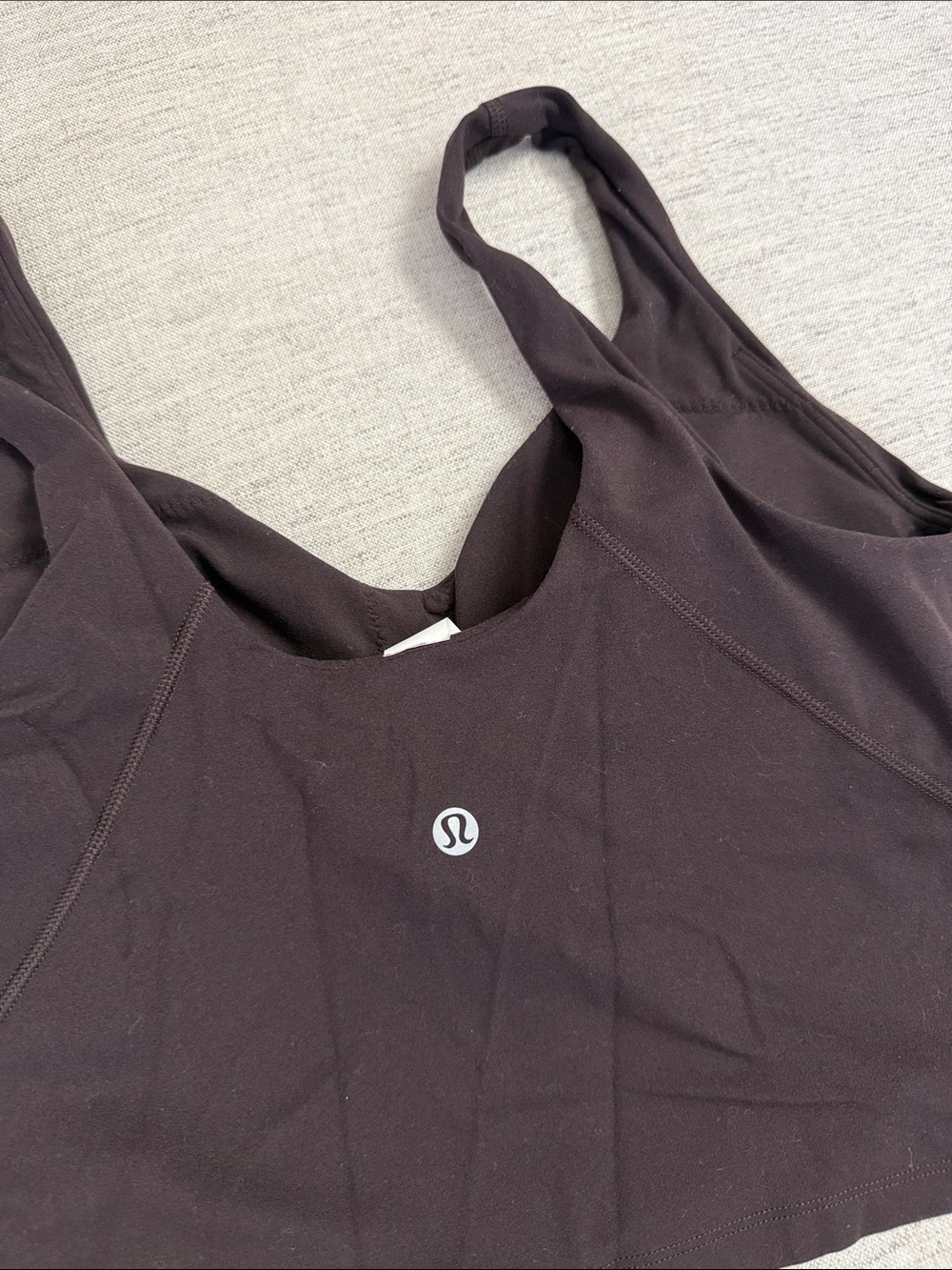 lululemon athletica Sequoia Brown Align  Light-Support Sports Bra - Picture 3 of 5